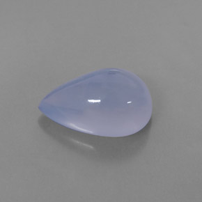 Calcedônia azul natural 5,28ct, transparente, transparente/translúcido