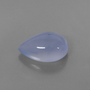 Calcedônia azul natural 5,21ct, transparente, transparente/translúcido