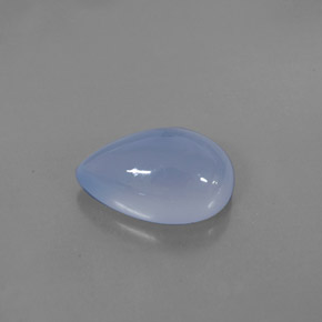 Calcedônia azul natural 5,20ct, transparente, transparente/translúcido