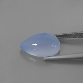 Calcedônia azul natural 5,20ct, transparente, transparente/translúcido