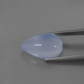 Calcedônia lavanda azul Natural 4.98ct, Transparente, Transparente/Translúcido