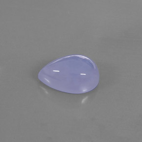 Calcedônia azul natural 7,20ct, transparente, transparente/translúcido