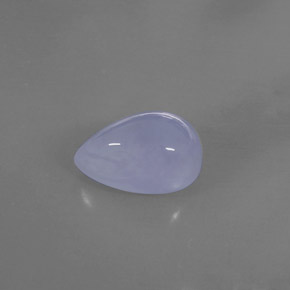Calcedônia lavanda azul Natural 8.19ct, Transparente, Transparente/Translúcido