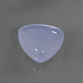 Calcedônia azul natural 10,59ct, transparente, transparente/translúcido