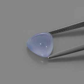 Calcedônia azul lavanda natural 3,22ct, transparente, transparente/translúcido