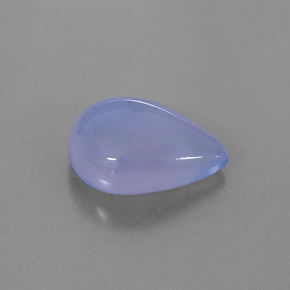 Calcedônia lavanda azul Natural 4.48ct, Transparente, Transparente/Translúcido
