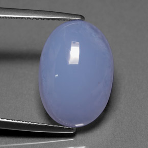 Calcedônia azul natural 9,81ct, transparente, transparente/translúcido