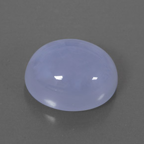 Calcedônia azul natural 5,36ct, transparente, transparente/translúcido