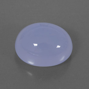 Calcedônia lavanda azul Natural 5.59ct, Transparente, Transparente/Translúcido