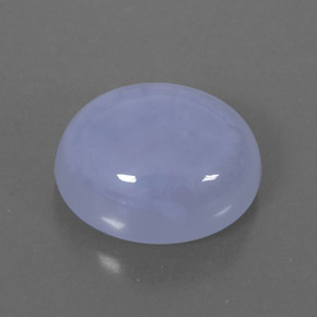 Calcedônia azul natural 5,52ct, transparente, transparente/translúcido