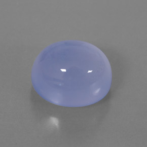 Calcedônia azul natural 6,71ct, transparente, transparente/translúcido