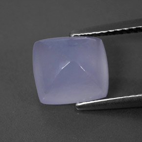 Calcedônia azul natural 2,60ct, transparente, transparente/translúcido