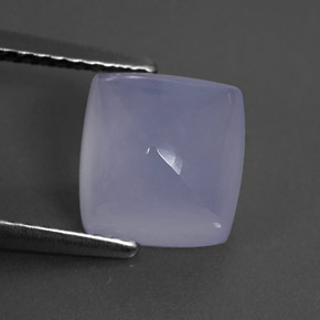 Calcedônia azul natural 2,60ct, transparente, transparente/translúcido