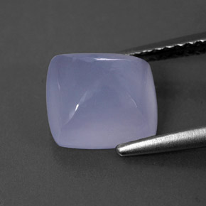 Calcedônia azul natural 2,60ct, transparente, transparente/translúcido