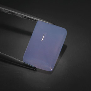 Calcedônia azul natural 9,63ct, transparente, transparente/translúcido