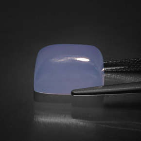 Calcedônia azul natural 9,63ct, transparente, transparente/translúcido
