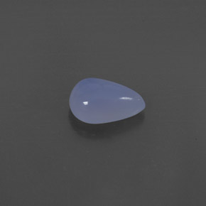 Calcedônia azul natural 1,76ct, transparente, transparente/translúcido