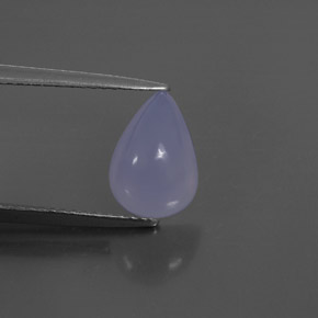 Calcedônia azul natural 2,35ct, transparente, transparente/translúcido