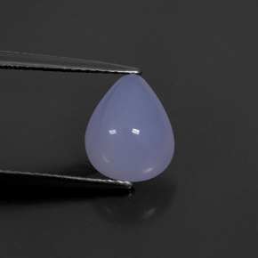 Calcedônia azul natural 2,43ct, transparente, transparente/translúcido