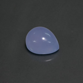 Calcedônia azul natural 5,25ct, transparente, transparente/translúcido