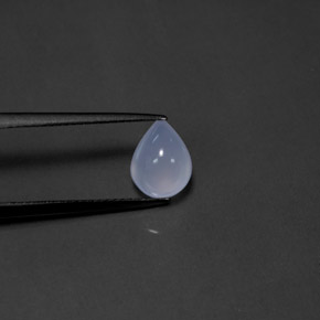 Calcedônia lavanda azul Natural 1.97ct, Transparente, Transparente/Translúcido