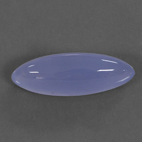 Calcedônia azul natural 18,80ct, transparente, transparente/translúcido