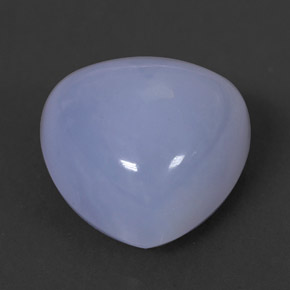 Calcedônia azul natural 6,67ct, transparente, transparente/translúcido