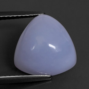 Calcedônia azul natural 6,67ct, transparente, transparente/translúcido