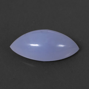 Calcedônia azul natural 2,95ct, transparente, transparente/translúcido