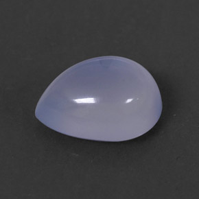 Calcedônia azul natural 1,74ct, transparente, transparente/translúcido