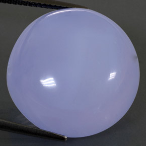 Calcedônia azul natural 28,93ct, transparente, transparente/translúcido