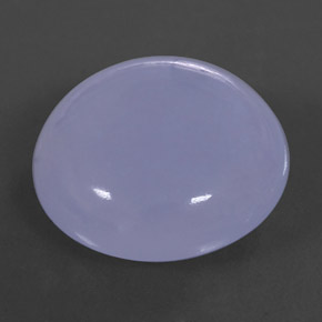 Calcedônia azul natural 30,37ct, transparente, transparente/translúcido