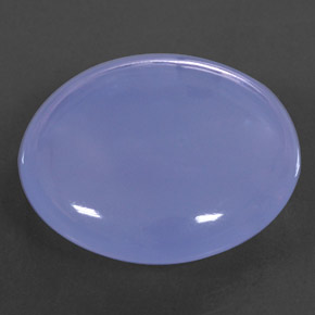 Calcedônia lavanda azul Natural 20.57ct, Transparente, Transparente/Translúcido
