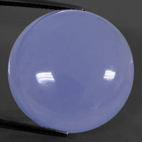 Calcedônia azul natural 29,95ct, transparente, transparente/translúcido