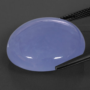 Calcedônia azul natural 29,95ct, transparente, transparente/translúcido