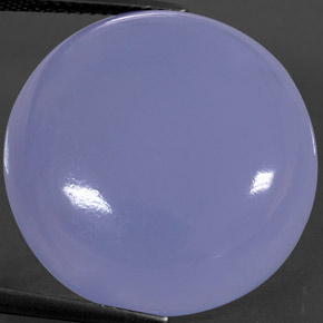 Calcedônia azul natural 32,21ct, transparente, transparente/translúcido