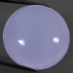 Calcedônia azul natural 36,59ct, transparente, transparente/translúcido