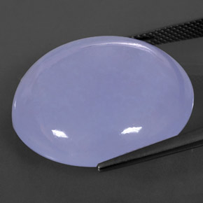 Calcedônia azul natural 36,59ct, transparente, transparente/translúcido