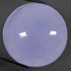 Calcedônia azul natural 44,51ct, transparente, transparente/translúcido