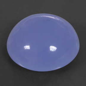 Calcedônia azul natural 46,38ct, transparente, transparente/translúcido