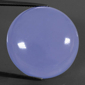 Calcedônia azul natural 38,12ct, transparente, transparente/translúcido