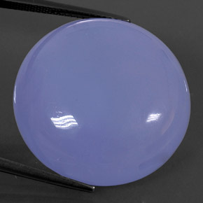 Calcedônia azul natural 47,14ct, transparente, transparente/translúcido