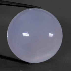 Calcedônia azul natural 50,66ct, transparente, transparente/translúcido