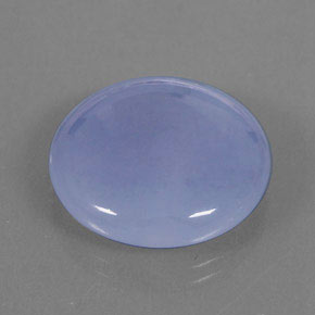 Calcedônia azul natural 18,82ct, transparente, transparente/translúcido