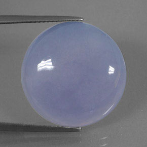 Calcedônia azul natural 18,82ct, transparente, transparente/translúcido