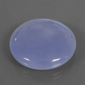 Calcedônia lavanda azul Natural 23.76ct, Transparente, Transparente/Translúcido