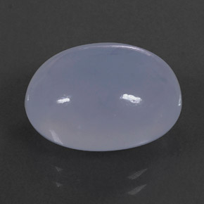 Calcedônia azul natural 8,88ct, transparente, transparente/translúcido