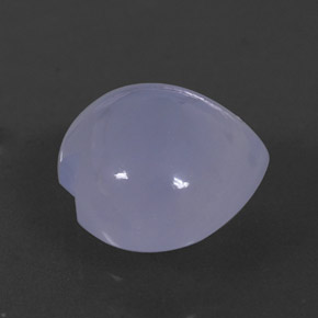 Calcedônia azul natural 2,45ct, transparente, transparente/translúcido