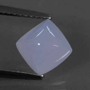 Calcedônia azul natural 1,77ct, transparente, transparente/translúcido
