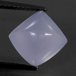 Calcedônia azul natural 3,05ct, transparente, transparente/translúcido